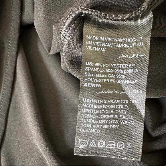 WHBM strappy back layered top in black Size S - Picture 4 of 8